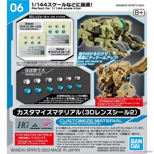 BANDAI 5066237 30mm 改造素材 3D透鏡貼紙2