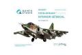 團購 QUINTA STUDIO QD48249 1/48 SU-25 俄羅斯蛙足式攻擊機適用立體彩色貼紙
