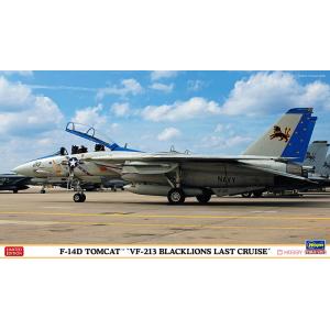 HASEGAWA 02406 1/72 美國海軍 F-14D Tomcat `VF-213 BlackLions Last Cruise`