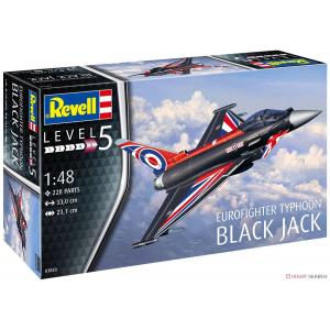 REVELL 03820 1/48 歐洲 颱風戰鬥機 Eurofighter Typhoon `Black Jack`@@