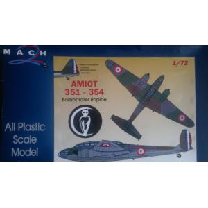 MACH 2 GP-015 1/72 二戰法國 Amiot 351-354快速雙引擎轟炸機@@