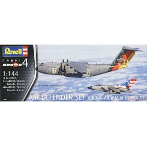 REVELL 03789 1/144 北約 空中衛士2023演習 空中巴士A400M軍用運輸機+龍捲風戰機 Air Defender 23 (A400M and Tornado)@@