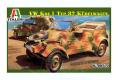 ITALERI 7024 1/72  二戰德國 大眾汽車 82式水桶車